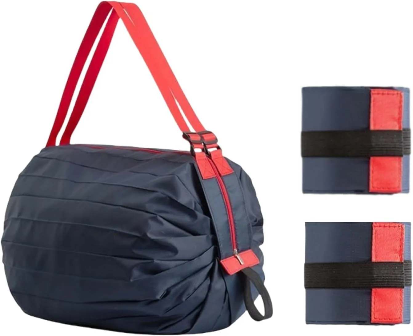 2PCS Travel Shoulder Bag Reusable Grocery Bags Foldable Shopping Bags Waterproof Pouch Bags Sports handbag