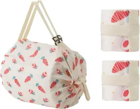 2PCS Travel Shoulder Bag Reusable Grocery Bags Foldable Shopping Bags Waterproof Pouch Bags Sports handbag