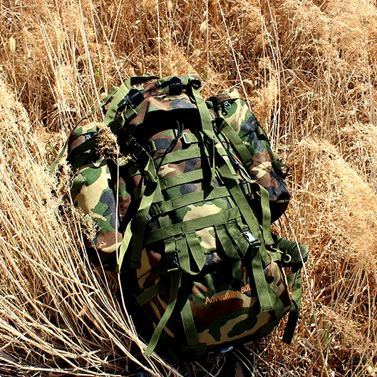 80L Hiking Backpack with Rain Cover