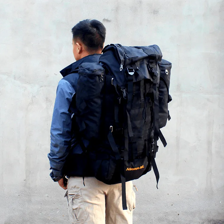 80L Hiking Backpack with Rain Cover
