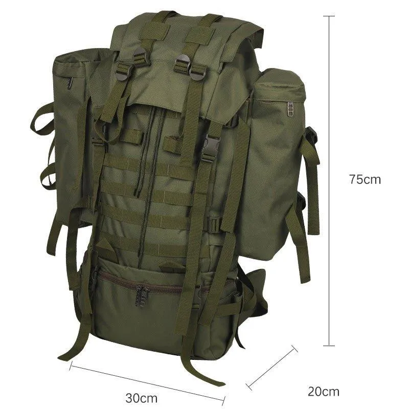 80L Hiking Backpack with Rain Cover