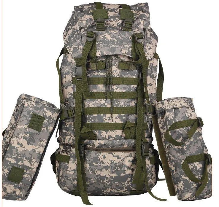80L Hiking Backpack with Rain Cover