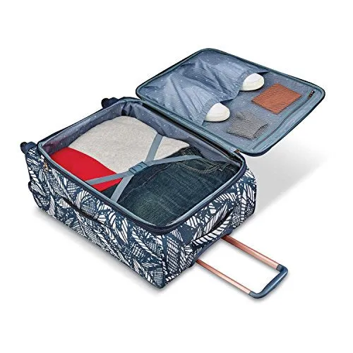 American Tourister Belle Voyage Spinner 25, Floral Indigo Sand