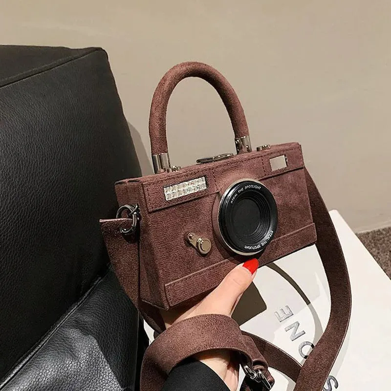 Amika Retro Camera Shape Mini Bags