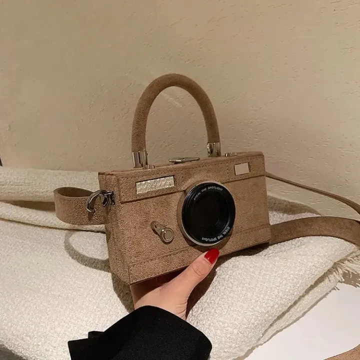 Amika Retro Camera Shape Mini Bags