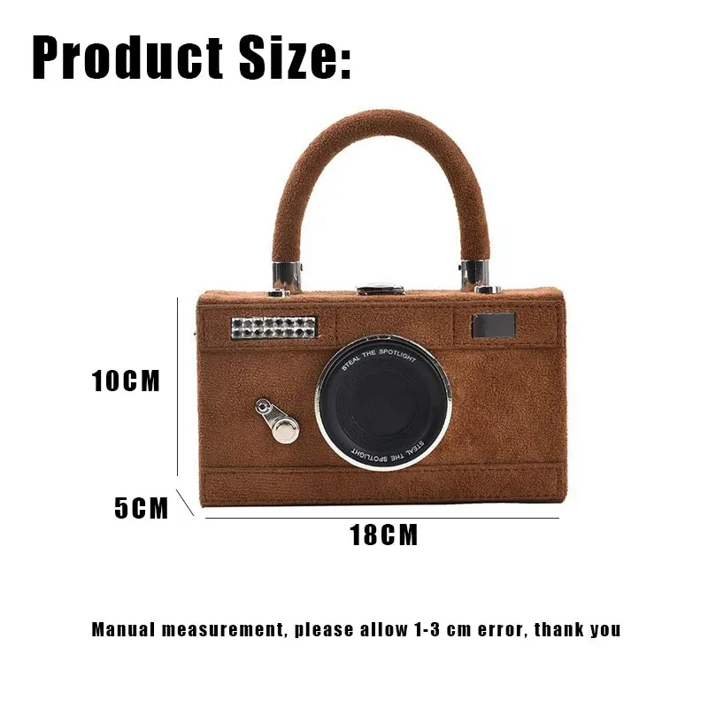Amika Retro Camera Shape Mini Bags