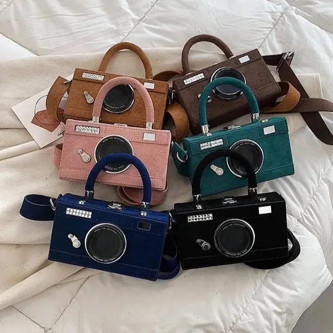 Amika Retro Camera Shape Mini Bags