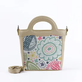 Beige Top Handle Handbag Summer Mess