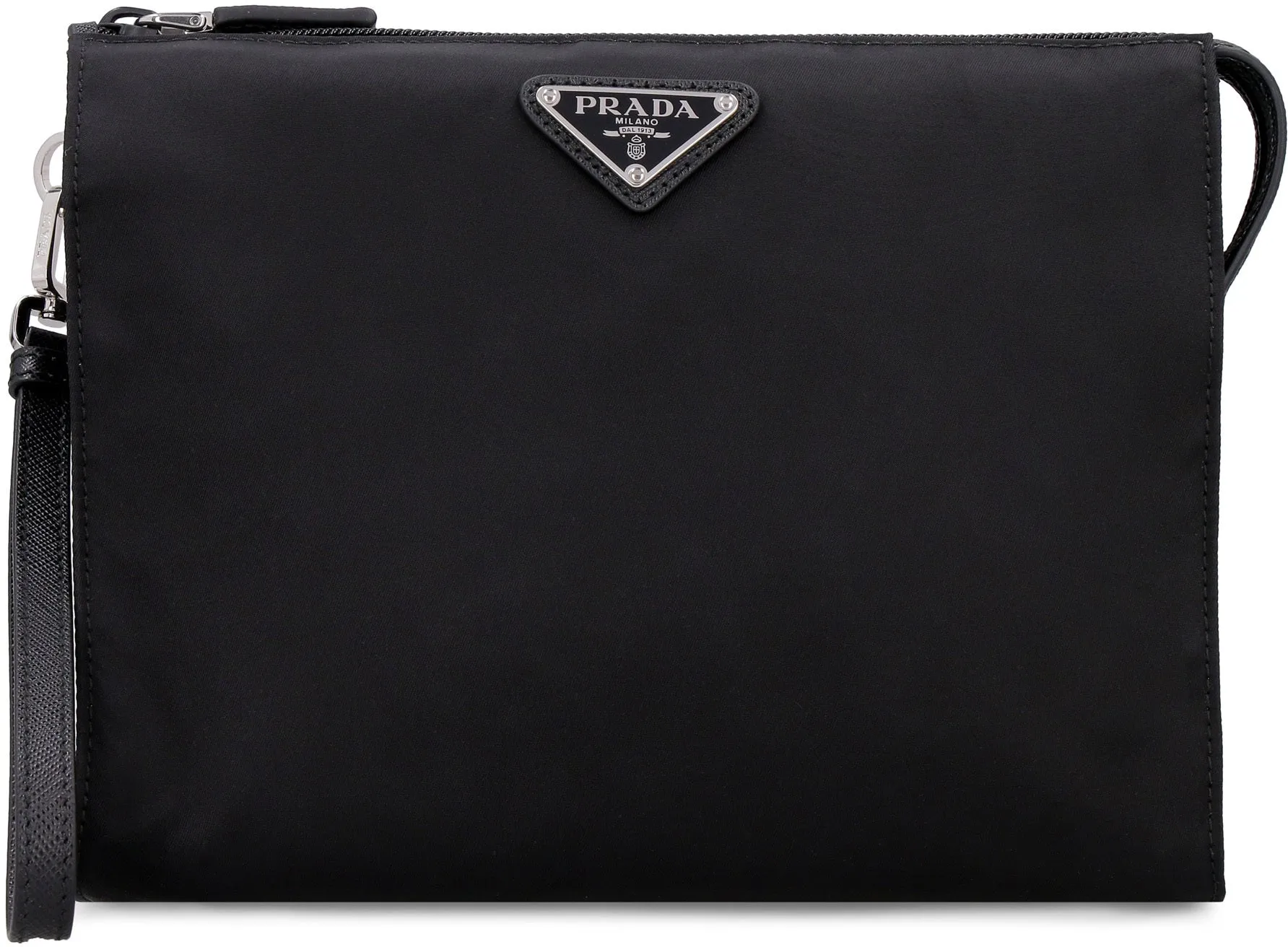 BLACK RE-NYLON POUCH