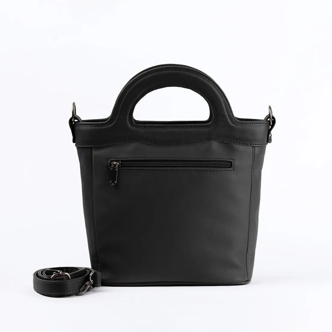 Black Top Handle Handbag pattern