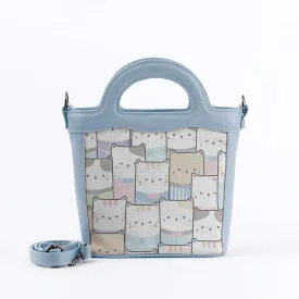 Blue Top Handle Handbag Kitty