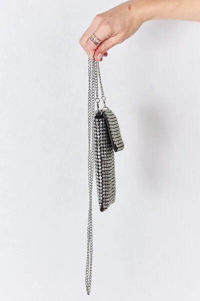 Blue Zone Planet |  Forever Link Rhinestone Mini Crossbody Bag