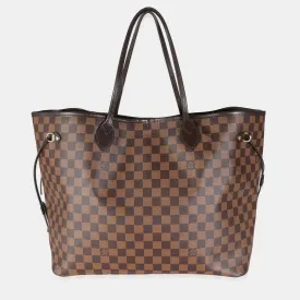 Brown Damier Ebene Canvas Neverfull GM Tote Bag