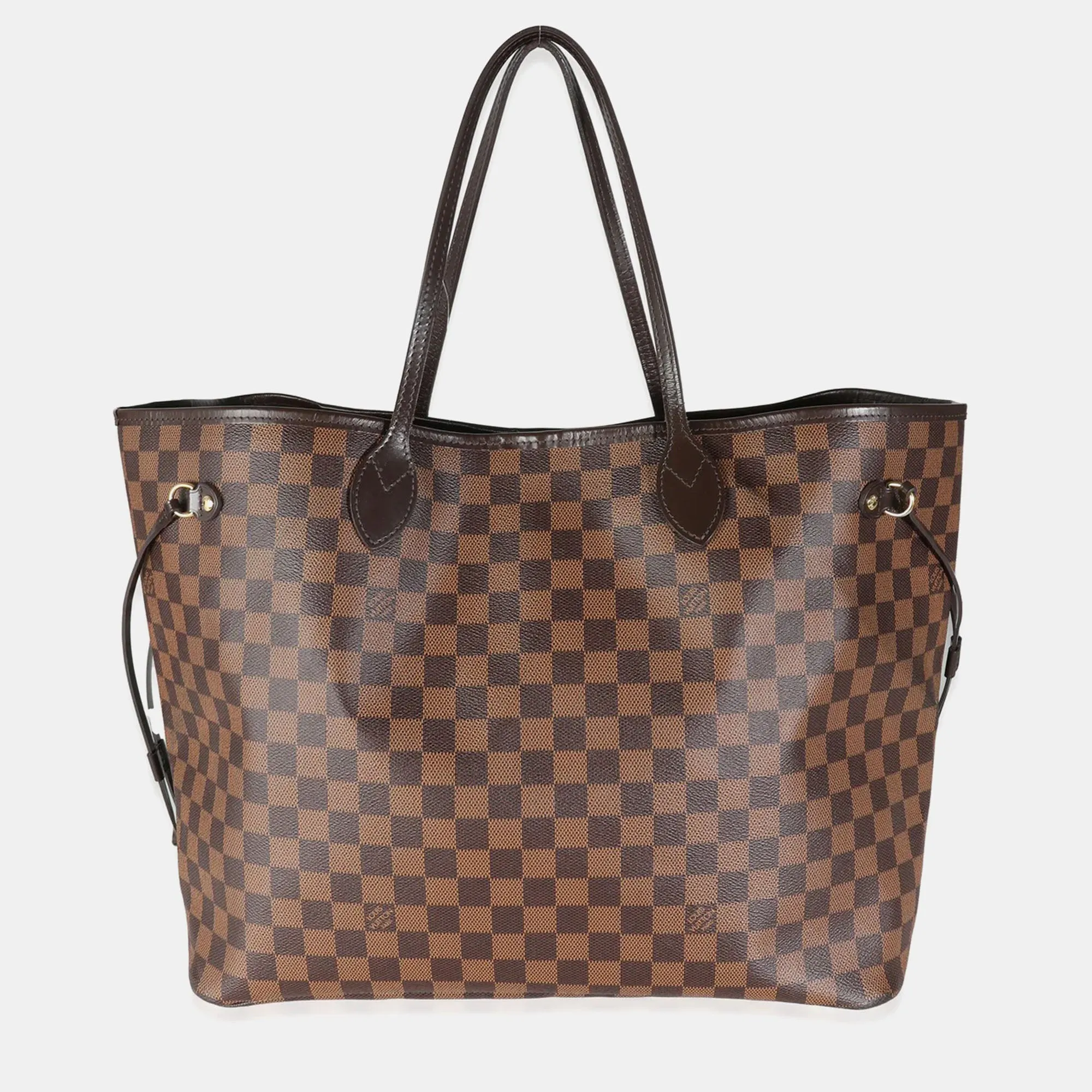 Brown Damier Ebene Canvas Neverfull GM Tote Bag