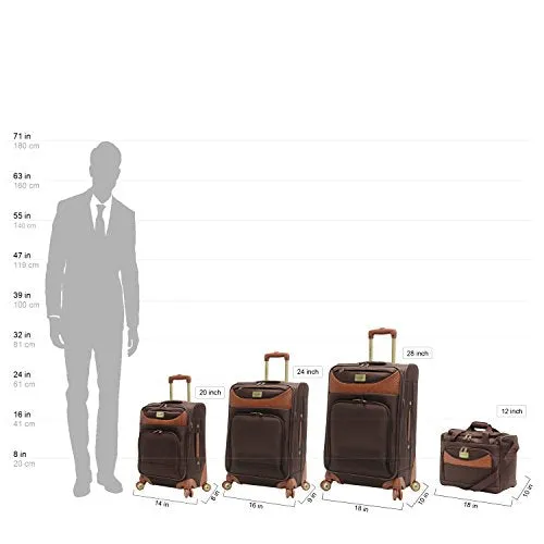 Caribbean Joe 28 Inch 8 Wheel Spinner, Chocolate Brown, One Size