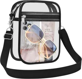 Clear Bag for Stadium Events Small Mini Clear Purse Bag for Stadium Concerts Sports Events Festivals