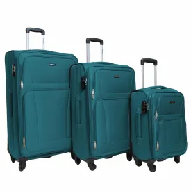 Dejuno The Escape Softside Lightweight Spinner, Turquoise