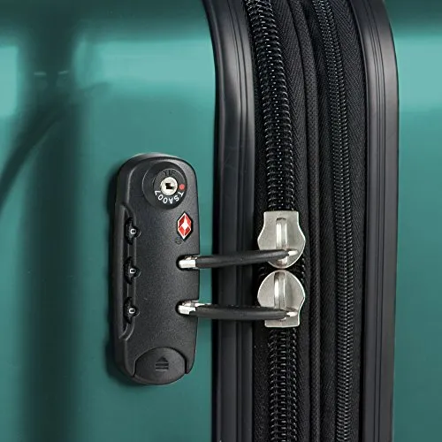 Delsey Paris Delsey Luggage Helium Aero 25\ Expandable Spinner Trolley (Teal)