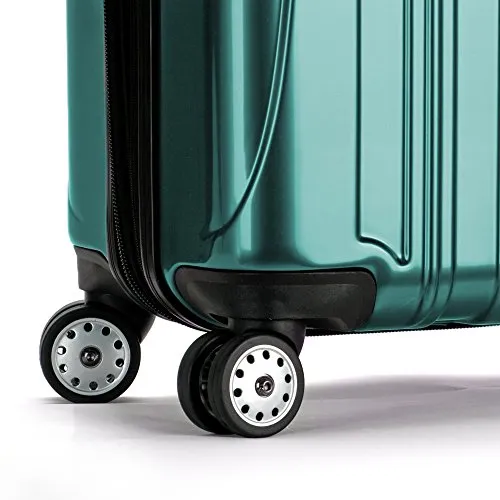 Delsey Paris Delsey Luggage Helium Aero 25\ Expandable Spinner Trolley (Teal)