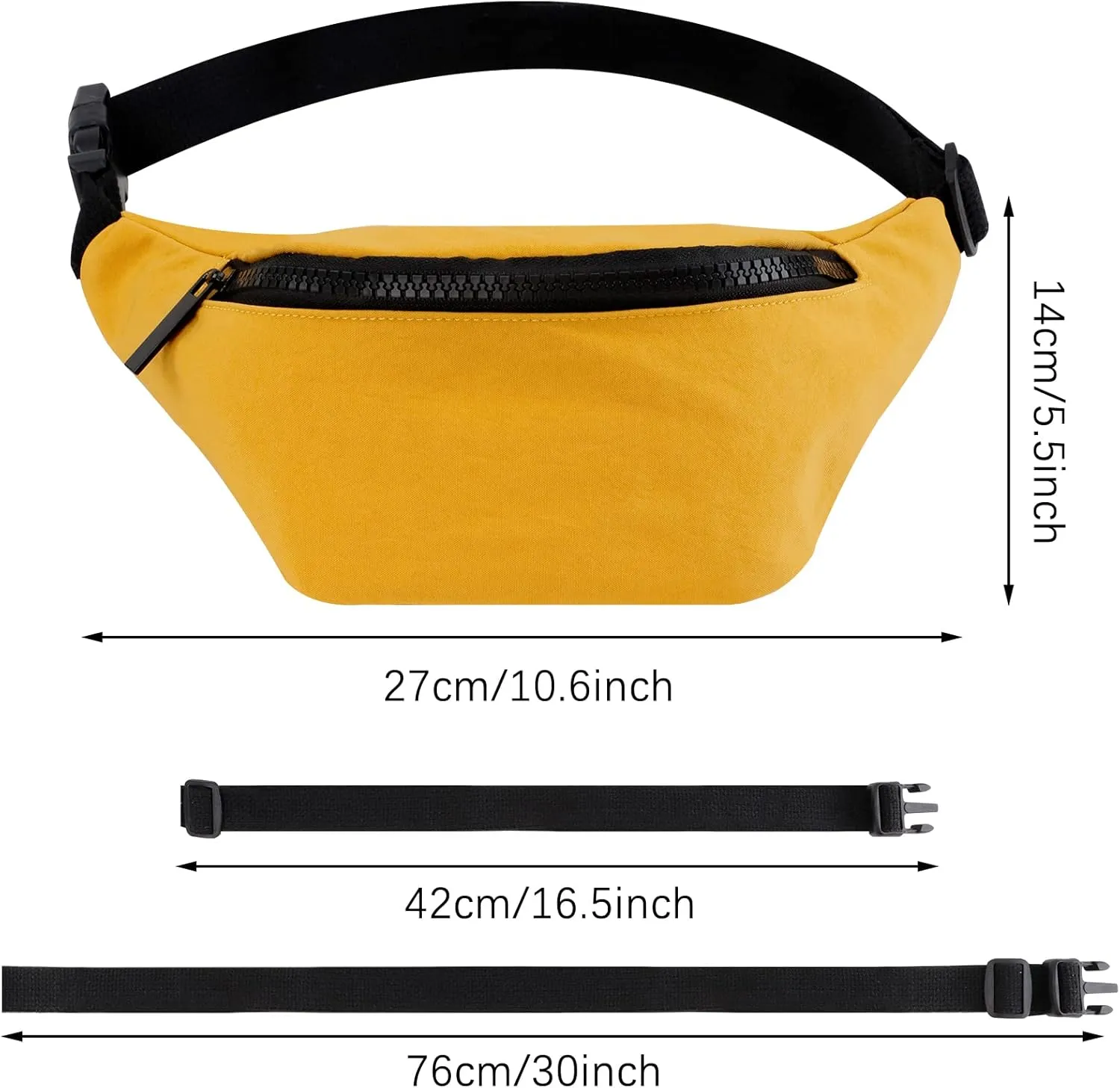 Fanny Pack for Kids,Adjustable Waist Bag for Kids Boys Girls,Cute Fashionable Waist Pack Children's Bum Bag,Sports Workout Traveling Running Carrying Phones Mini Bags (Yellow)