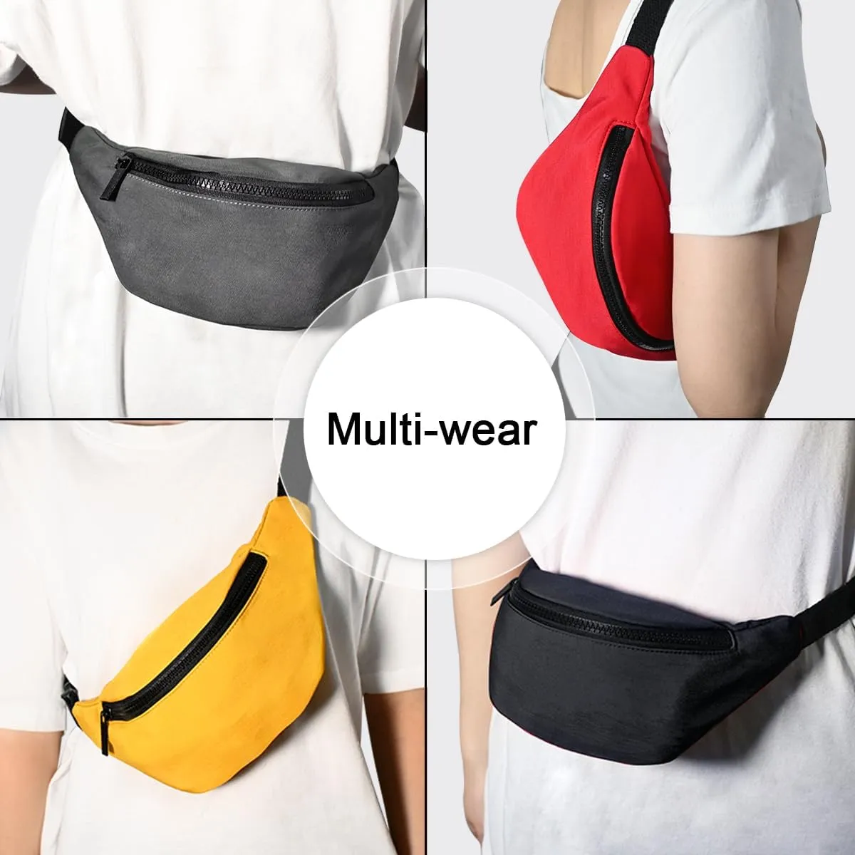 Fanny Pack for Kids,Adjustable Waist Bag for Kids Boys Girls,Cute Fashionable Waist Pack Children's Bum Bag,Sports Workout Traveling Running Carrying Phones Mini Bags (Yellow)