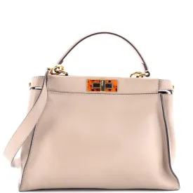 FENDI Peekaboo Bag Rigid Leather Regular