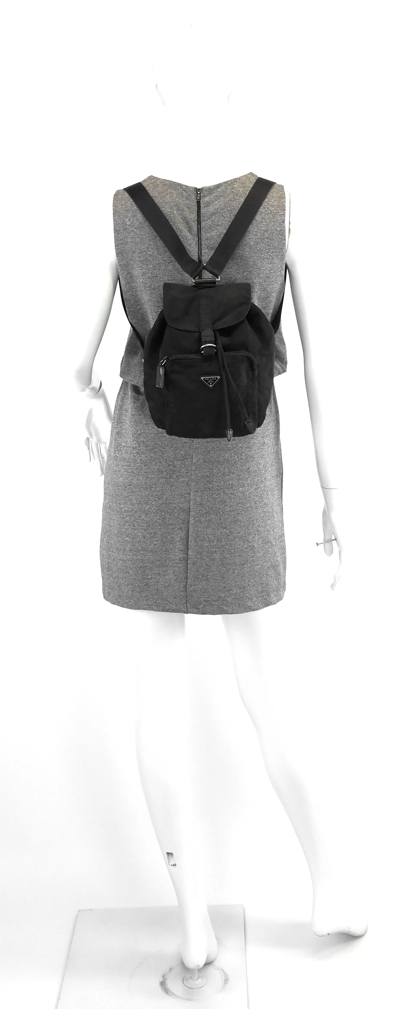 Front Pocket Small Nylon Backpack