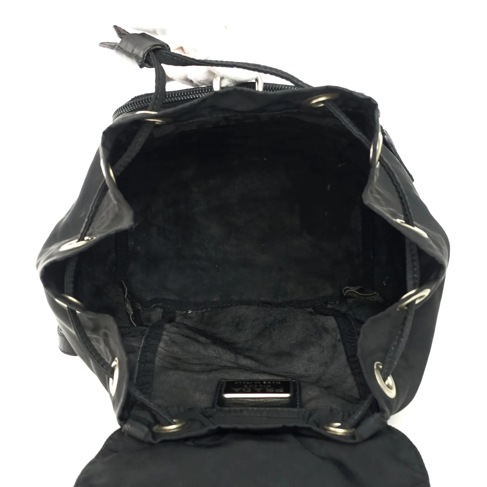 Front Pocket Small Nylon Backpack