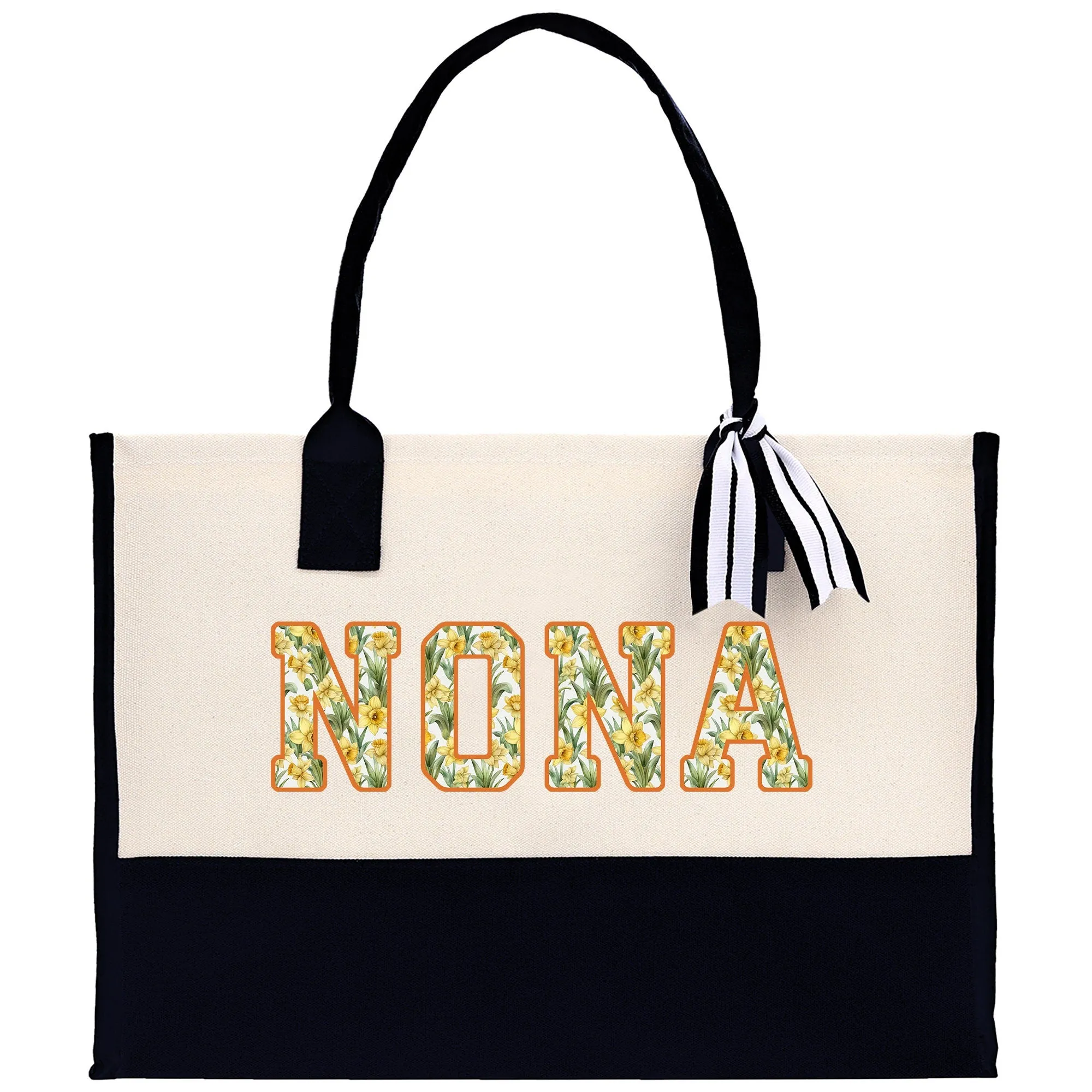 Gaga Gram Mimi Nana Grandma Canvas Tote Bag Grandma's Getaway Bag Grandma Gift Bag Mothers Day Gift Bag Grandma Beach Bag Gift for Grandma