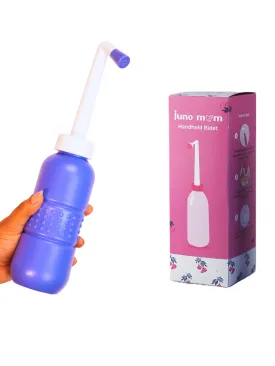 Juno Mom Portable Bidet | 450 mL Travel Bidet with Storage Bag