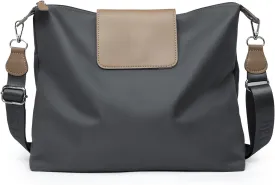Large Crossbody Bag for Women Fabric Nylon Casual Commuter Bag Trendy Fashion Hobo Shoulder Bag Ladies Travel Handbag