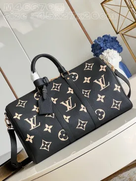 LB886 Keepall Bandoulière 45 / HIGHEST QUALITY VERSION / 17.7 x 10.6 x 7.9 inches