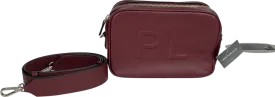Leatherology Purple Personalised Meadow Double Zip Camera Bag One Size