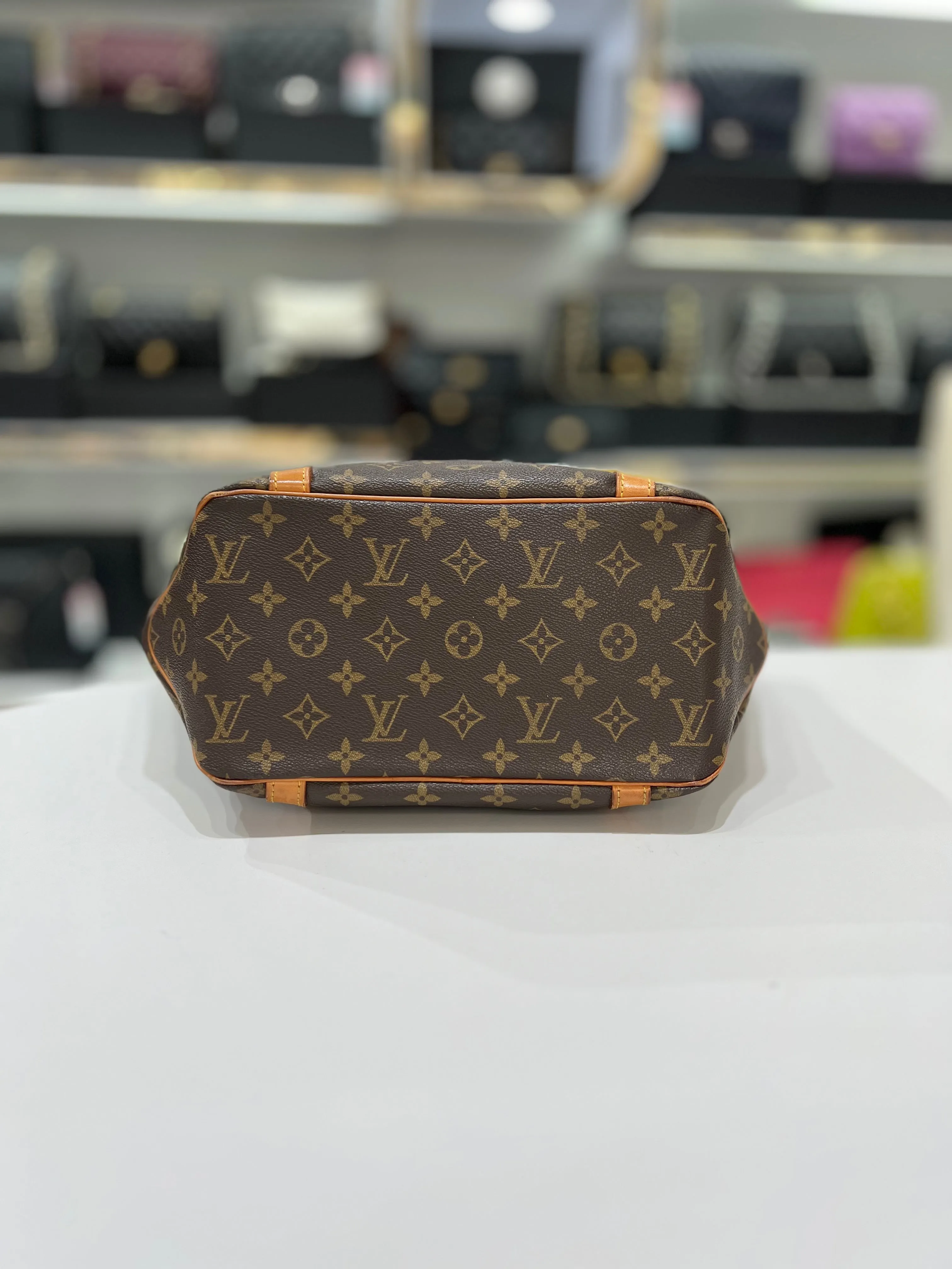 LOUIS VUITTON Monogram Canvas Sac Shopping Tote Bag For Women
