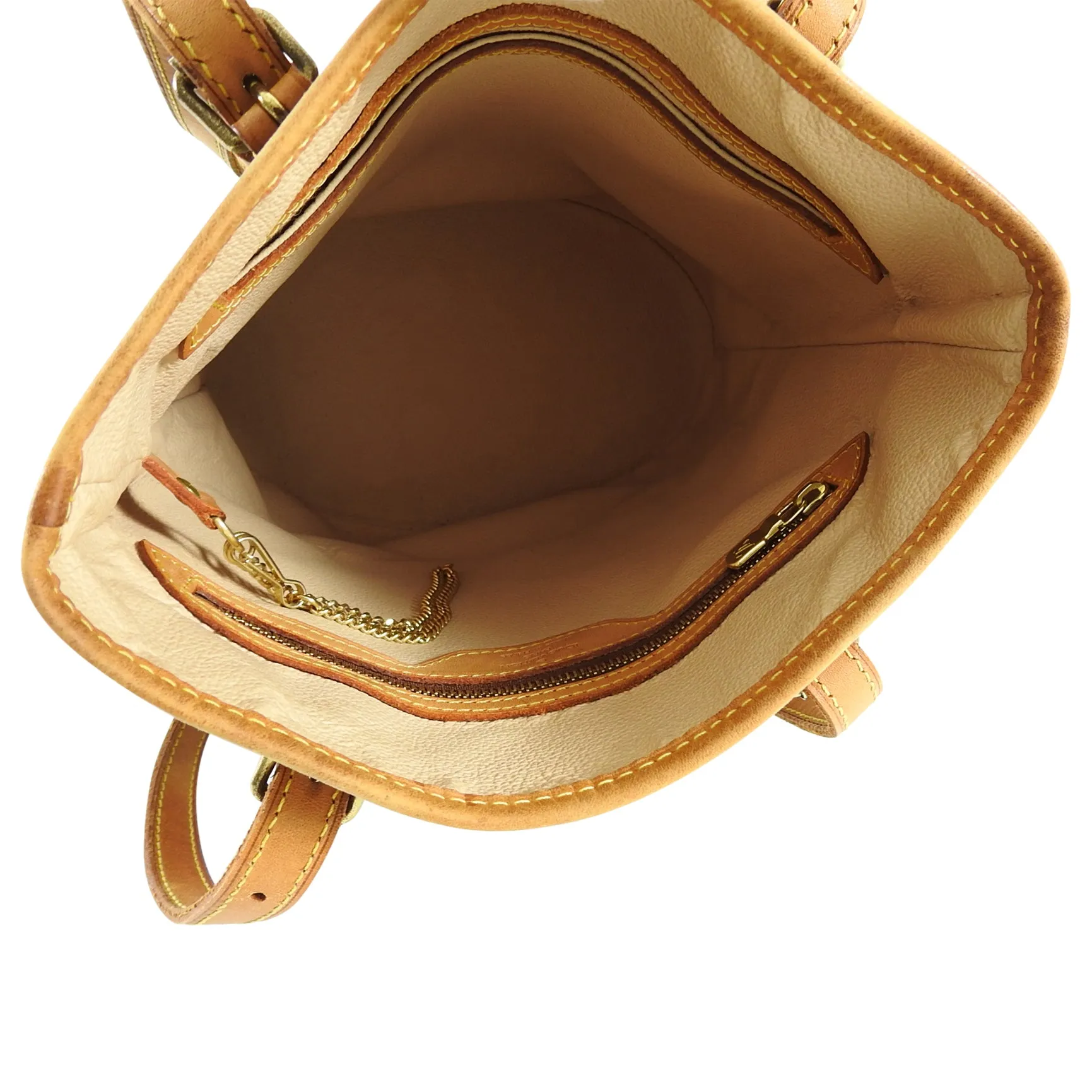 Louis Vuitton Monogram Petit Bucket Small Tote Bag
