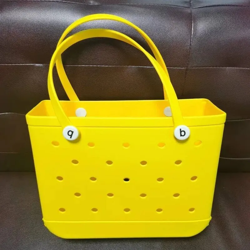 Oversize Waterproof Eva Tote Bag - Washable Tote Bag For Beach, Sports, Market