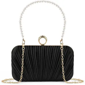 PACETAP Women's Evening Bag Clutch Purse, Handbag Chain Strap Shoulder Bag for Wedding Party Cocktail Prom Dinner