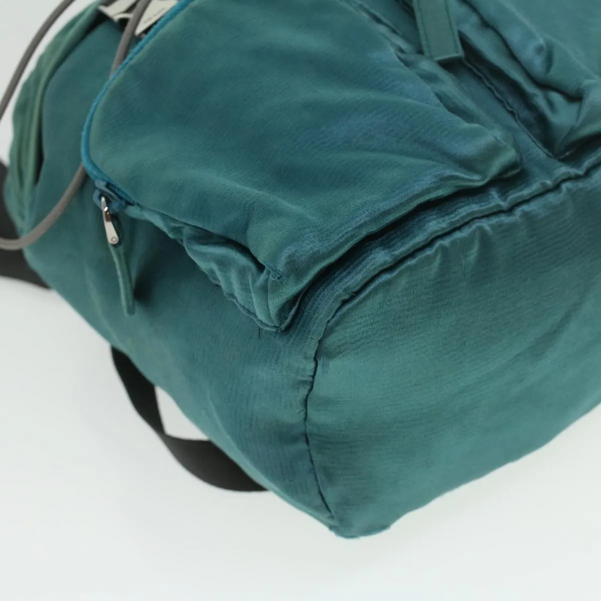 PRADA Backpack Wool Light Blue  38035