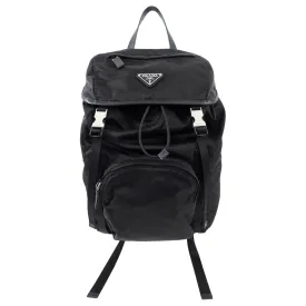 Prada Black Nylon Tessuto 2020 Backpack