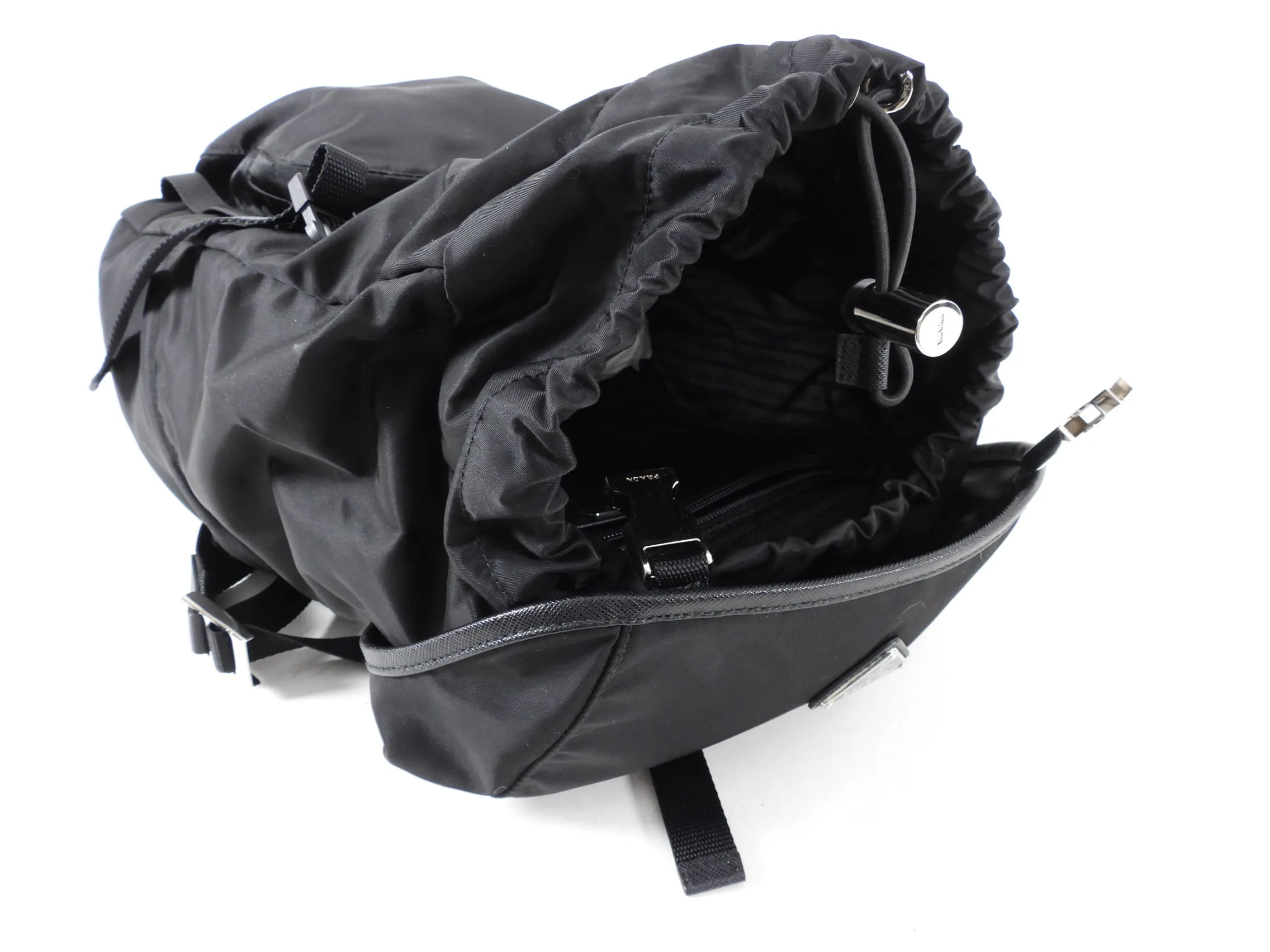 Prada Black Nylon Tessuto 2020 Backpack