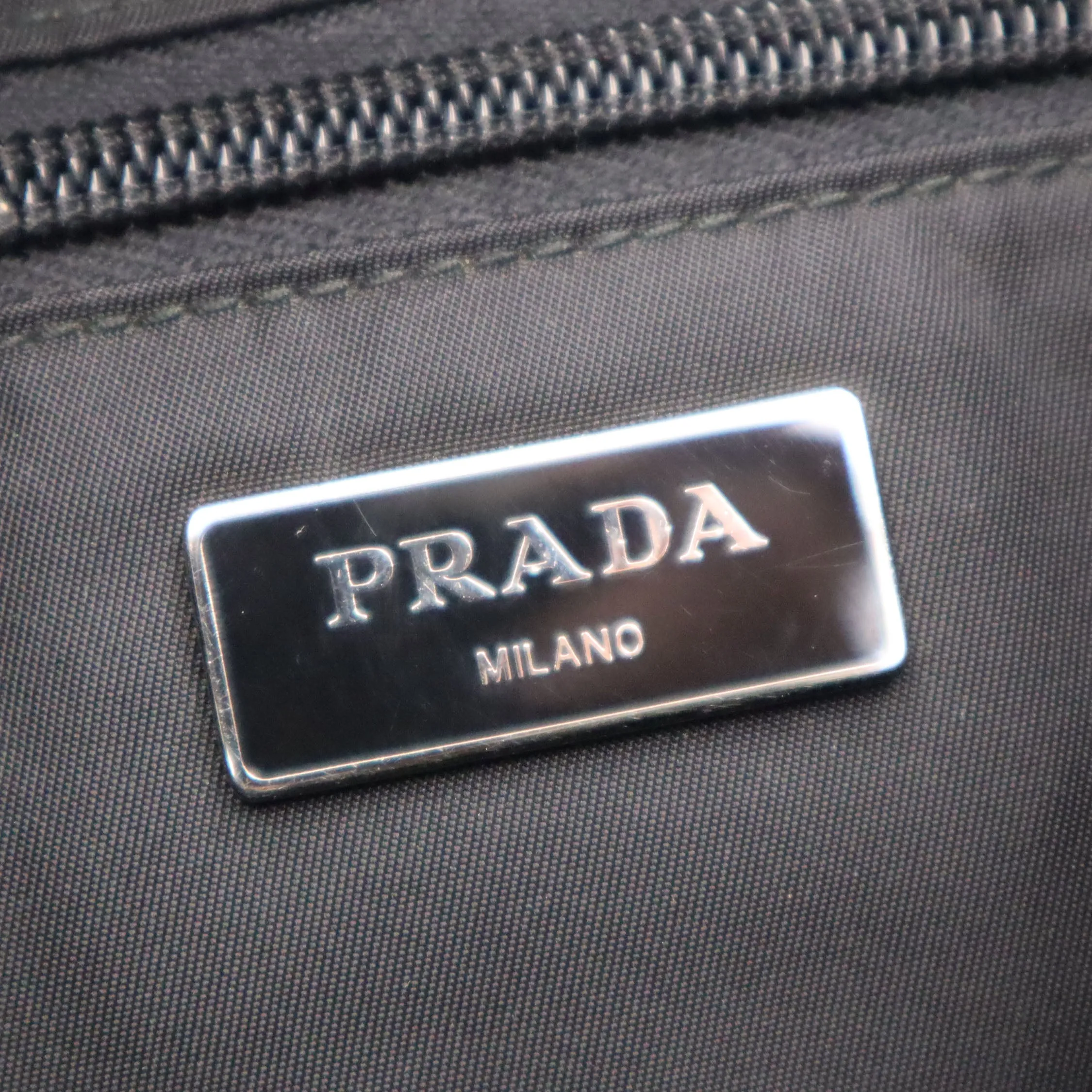 Prada Nylon Double Buckle Backpack
