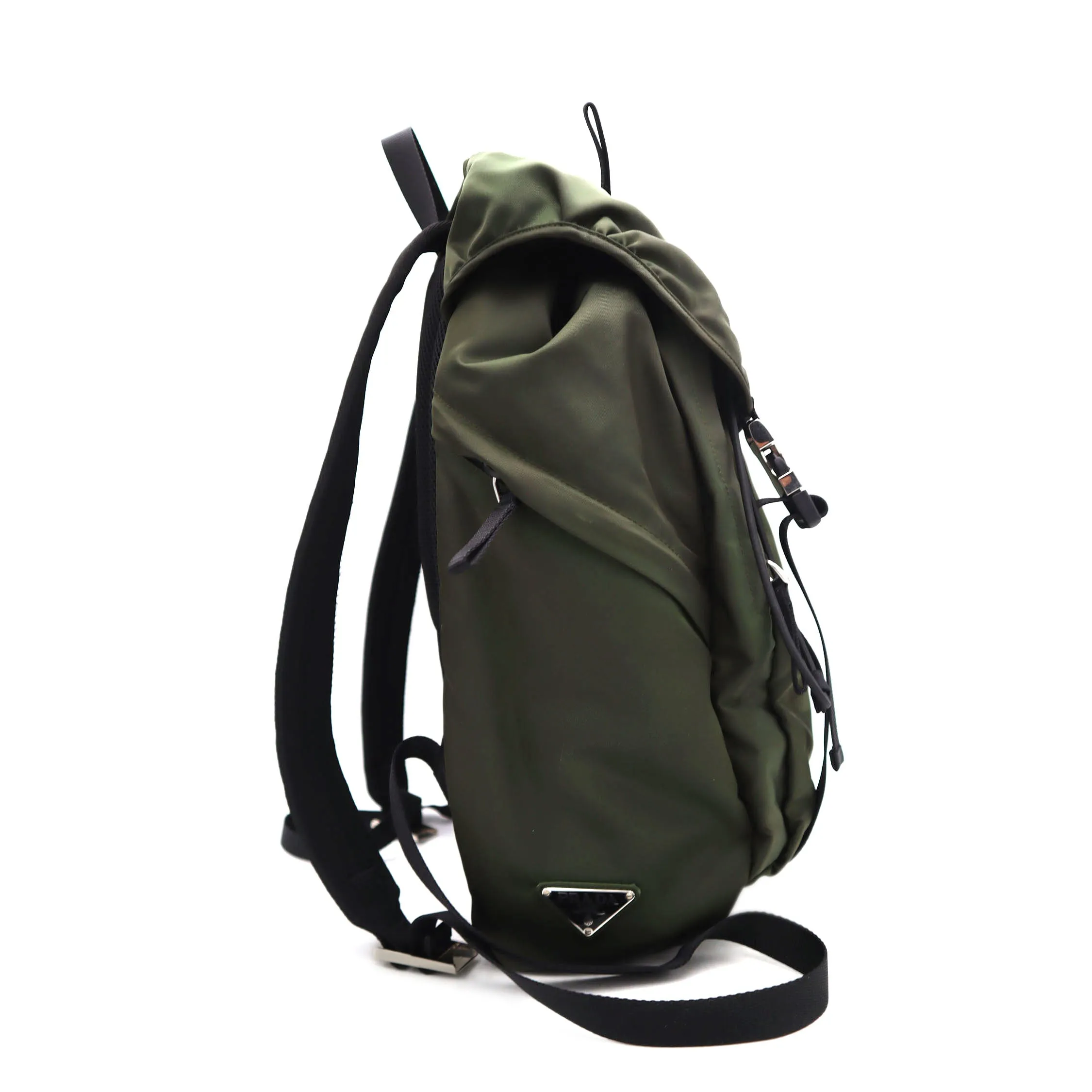 Prada Nylon Double Buckle Backpack