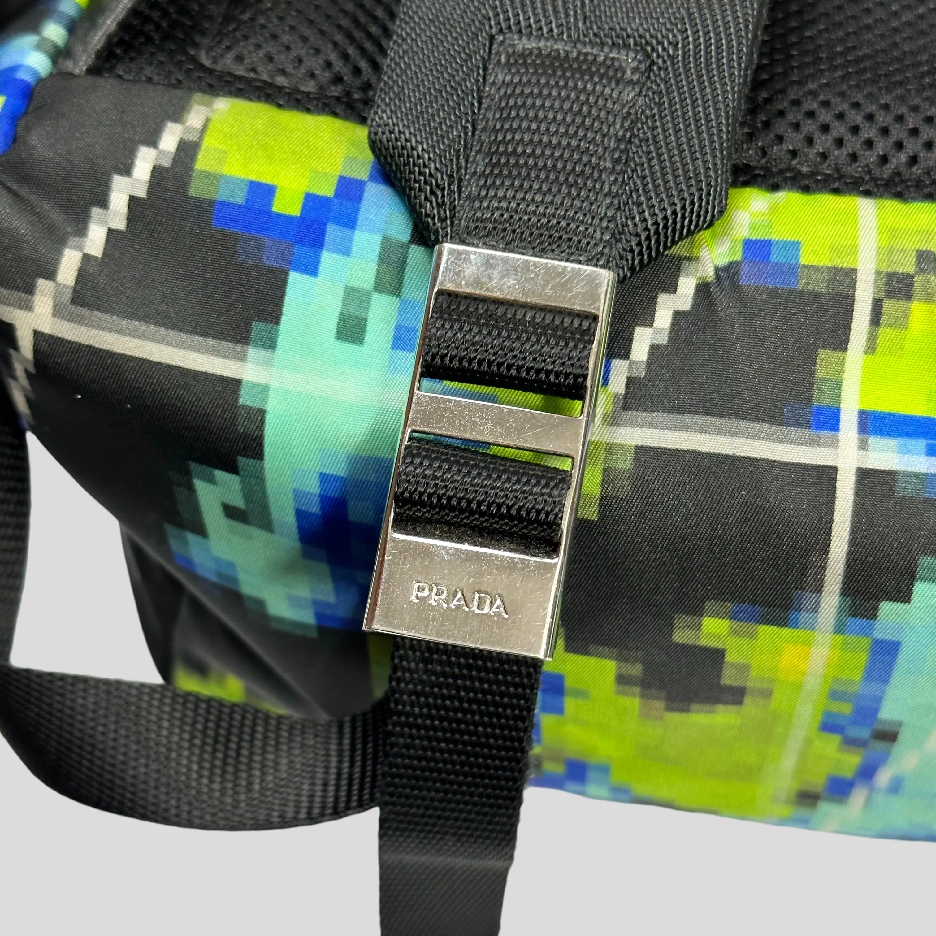 Prada SS17 Radar Nylon Tessuto Backpack   Dustbag & Cards