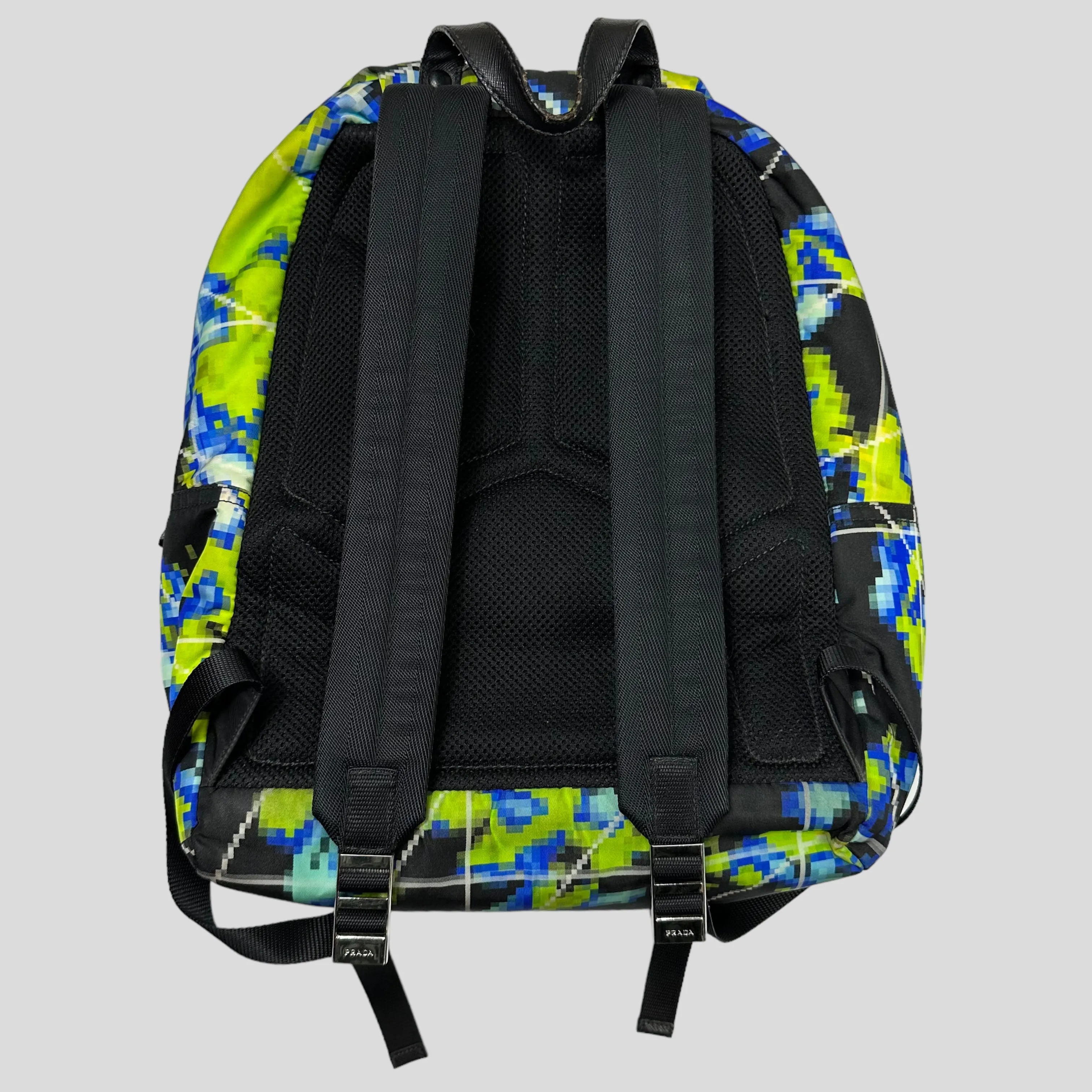 Prada SS17 Radar Nylon Tessuto Backpack   Dustbag & Cards