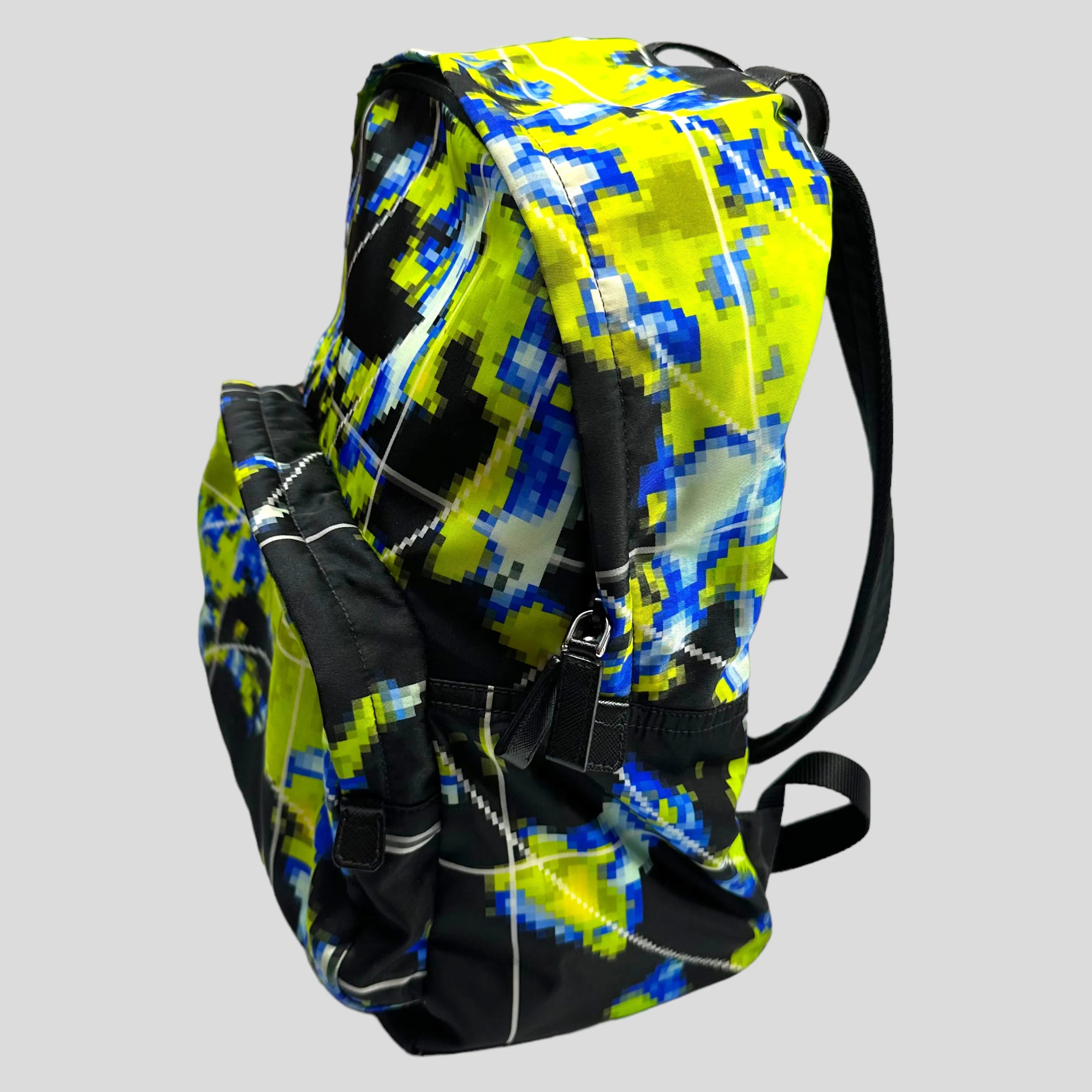 Prada SS17 Radar Nylon Tessuto Backpack   Dustbag & Cards