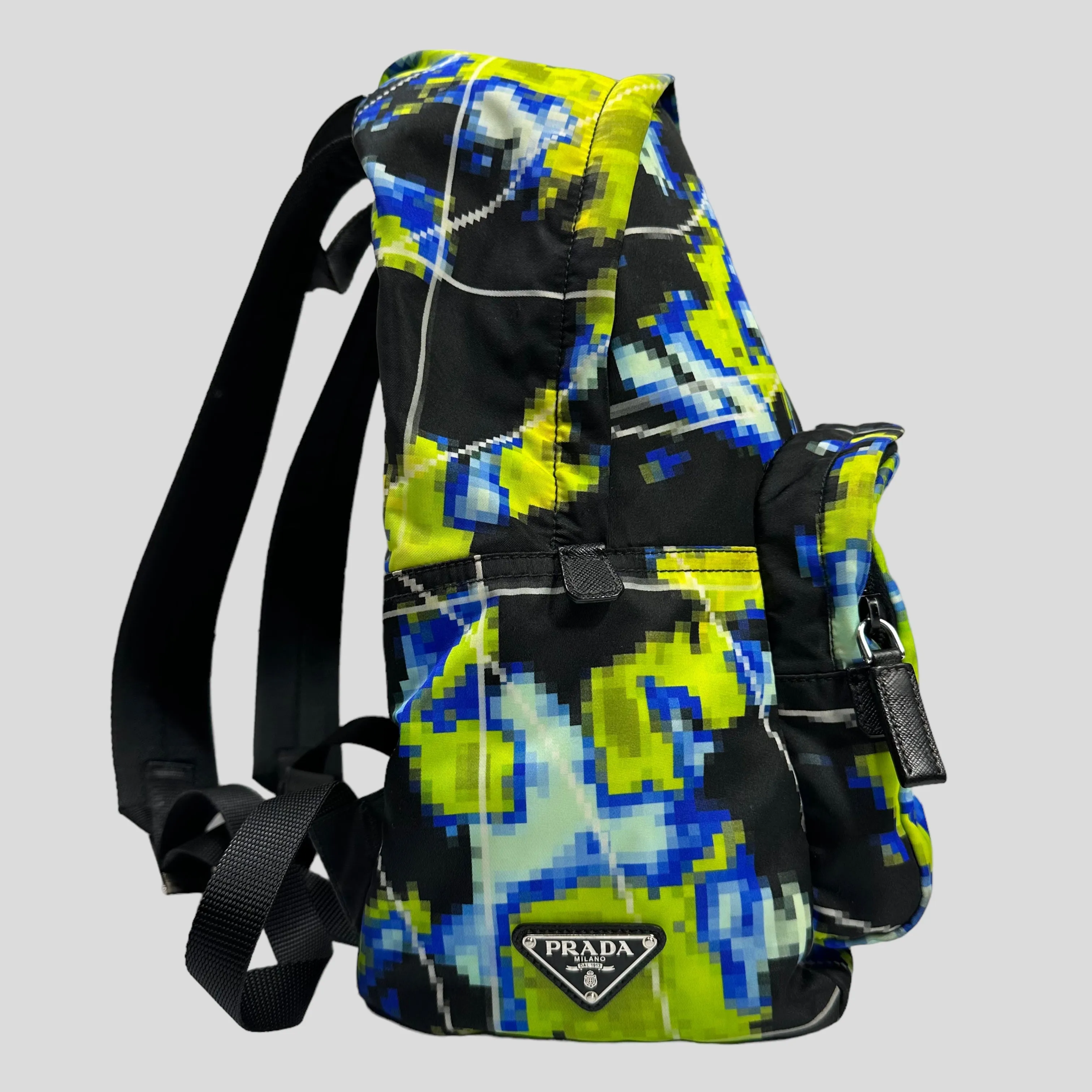 Prada SS17 Radar Nylon Tessuto Backpack   Dustbag & Cards