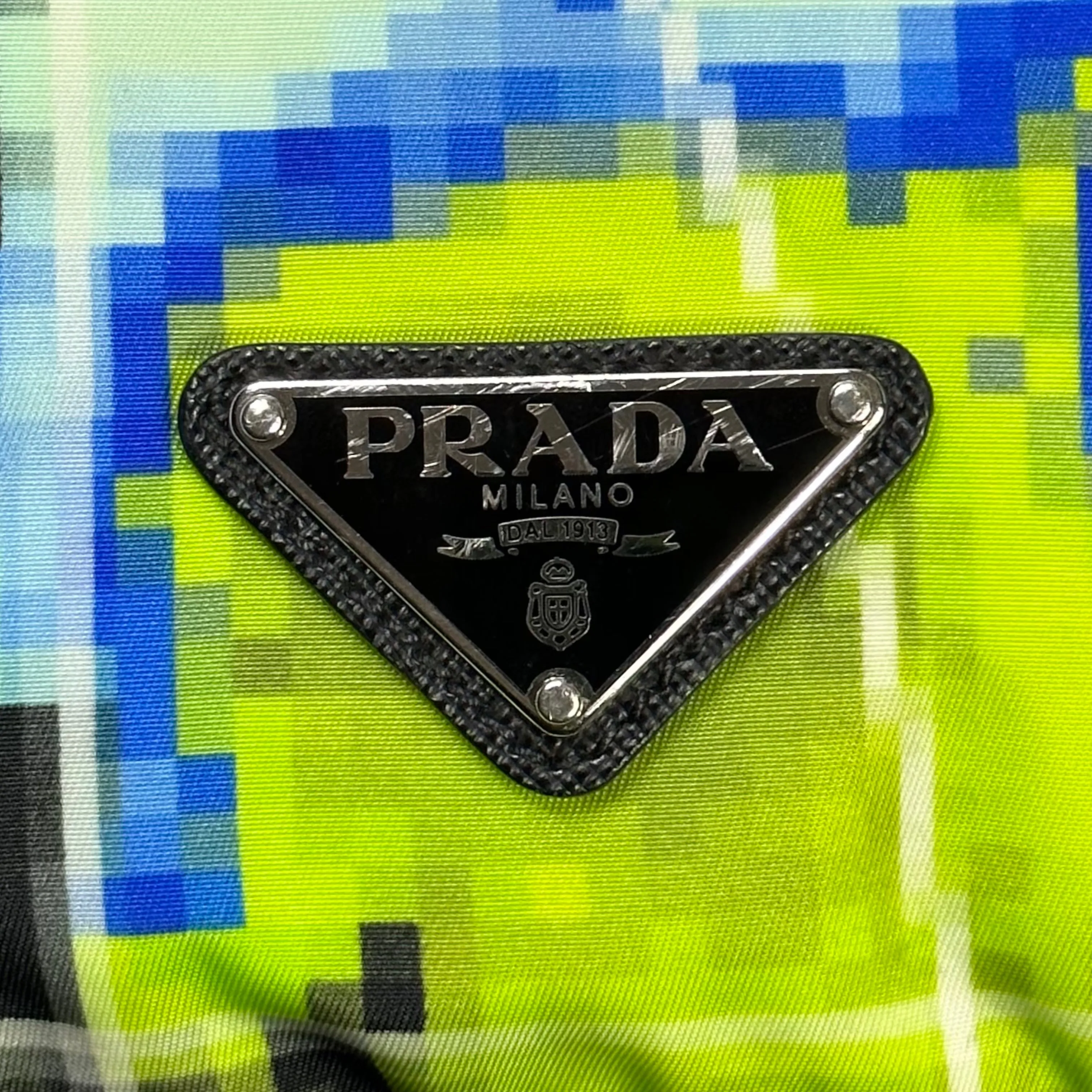 Prada SS17 Radar Nylon Tessuto Backpack   Dustbag & Cards