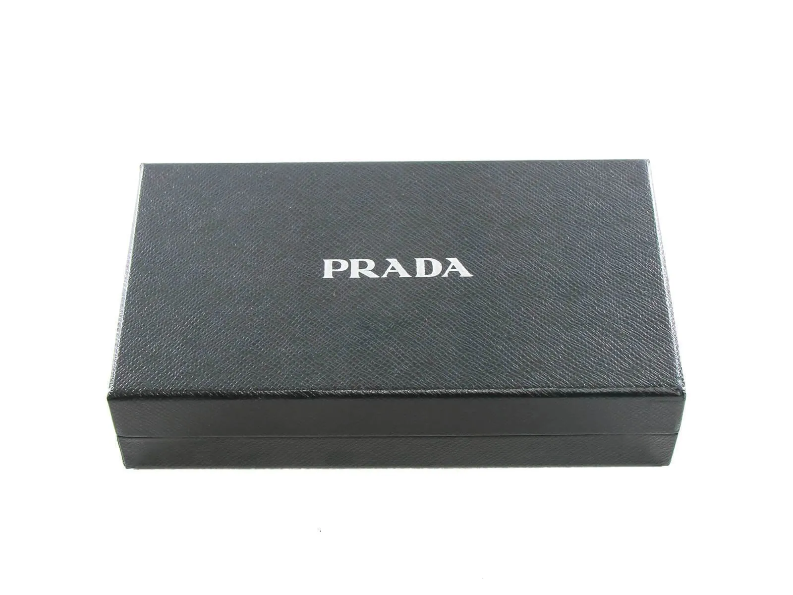 Prada Trick Pelle Saffiano Black PRADA Key Chain Charm 2TL253