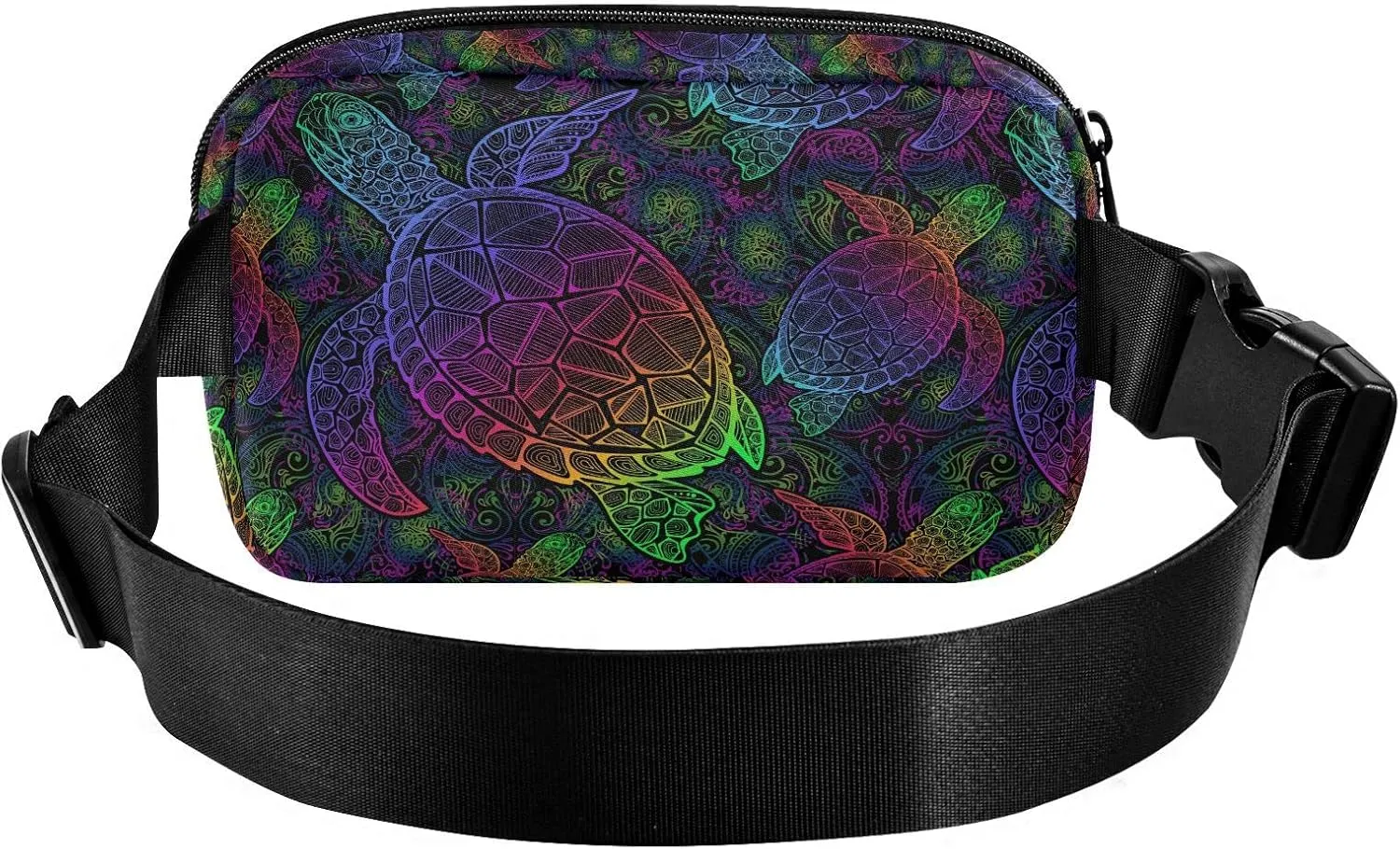 Sea Turtle Belt Bag for Women Fanny Pack Lightweight Waist Bags Waterproof for Travel Walking Running Hiking Cycling