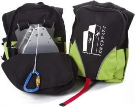 SkySaver Rescue Backpack 25 Story Fire Escape Backpack Building Escape Evacuation Kit Emergency Exit Device, 260ft